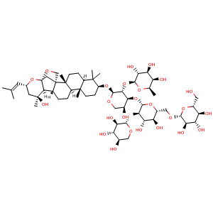 Chemical structure of Jujuboside D , CAS 194851-84-8, AChemBlock U106603