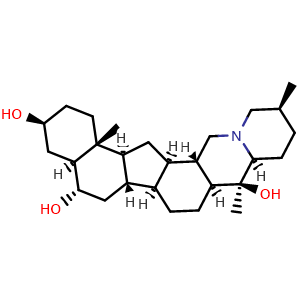 Chemical structure of Peimine , CAS 23496-41-5, AChemBlock U106605