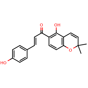 Chemical structure of Isobavachromene , CAS 56083-03-5, AChemBlock U106613