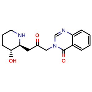 Chemical structure of Febrifugine , CAS 24159-07-7, AChemBlock U106618