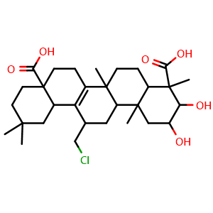 Chemical structure of Senegenin , CAS 2469-34-3, AChemBlock U106625