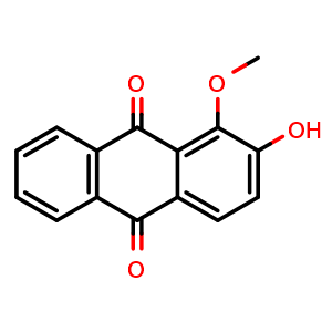 Chemical structure of Alizarin 1-methyl ether , CAS 6170-06-5, AChemBlock U106629