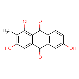 Chemical structure of 6-Hydroxyrubiadin , CAS 87686-86-0, AChemBlock U106630