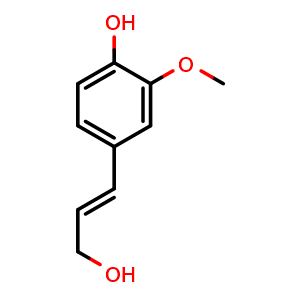 Chemical structure of Coniferyl alcohol , CAS 32811-40-8, AChemBlock U106664