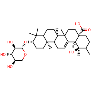 Chemical structure of Ziyuglycoside II , CAS 35286-59-0, AChemBlock U106667
