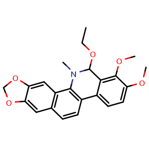 Chemical structure of Ethoxychelerythrin , CAS 79559-55-0, AChemBlock U106671