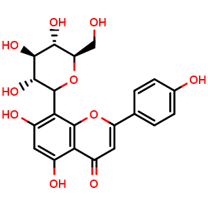Chemical structure of Vitexin , CAS 3681-93-4, AChemBlock U106672