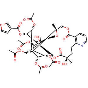 Chemical structure of Wilfortrine , CAS 37239-48-8, AChemBlock U106675