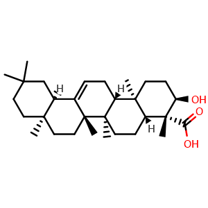 Chemical structure of Alpha-Boswellic acid , CAS 471-66-9, AChemBlock U106710