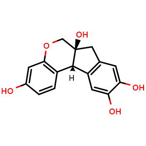 Chemical structure of (+)-Brazilin , CAS 474-07-7, AChemBlock U106714