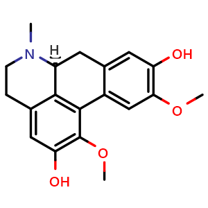 Chemical structure of Boldine , CAS 476-70-0, AChemBlock U106719
