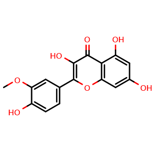Chemical structure of Isorhamnetin , CAS 480-19-3, AChemBlock U106727