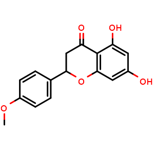 Chemical structure of Isosakuranetin , CAS 480-43-3, AChemBlock U106730