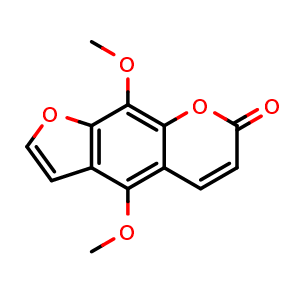 Chemical structure of Isopimpinellin , CAS 482-27-9, AChemBlock U106734