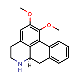 Chemical structure of N-Nornuciferine , CAS 4846-19-9, AChemBlock U106742