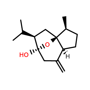 Chemical structure of Curcumol , CAS 4871-97-0, AChemBlock U106746