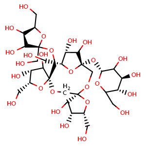 Chemical structure of 1,1,1-Kestopentaose , CAS 59432-60-9, AChemBlock U106751