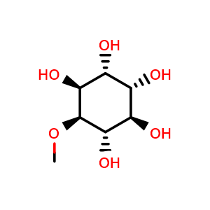 Chemical structure of L-Quebrachitol , CAS 642-38-6, AChemBlock U106753