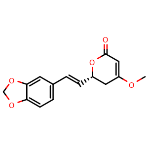 Chemical structure of Methysticin , CAS 495-85-2, AChemBlock U106756