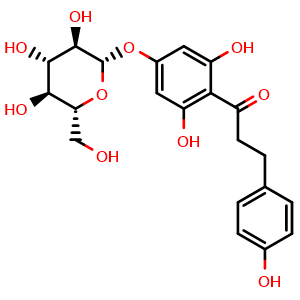 Chemical structure of Trilobatin , CAS 4192-90-9, AChemBlock U106757