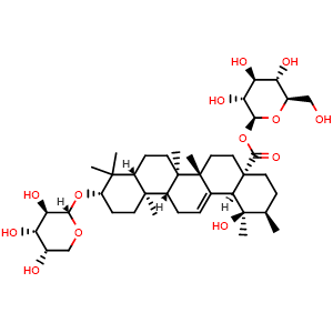 Chemical structure of Ziyuglycoside I , CAS 35286-58-9, AChemBlock U106760