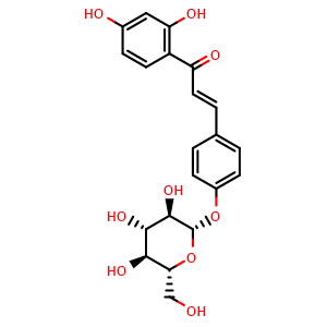 Chemical structure of Isoliquiritin , CAS 5041-81-6, AChemBlock U106761