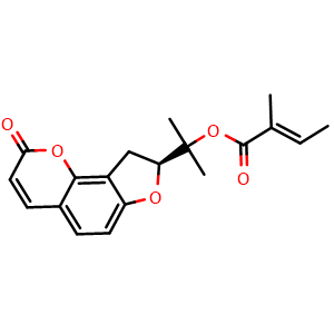 Chemical structure of Columbianadin , CAS 5058-13-9, AChemBlock U106762