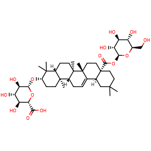 Chemical structure of Chikusetsusaponin Iva , CAS 51415-02-2, AChemBlock U106773