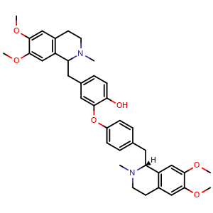 Chemical structure of Dauricine , CAS 524-17-4, AChemBlock U106787