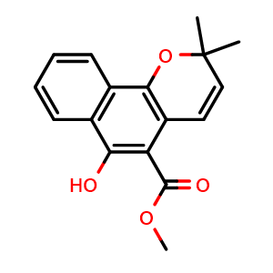 Chemical structure of Mollugin , CAS 55481-88-4, AChemBlock U106818