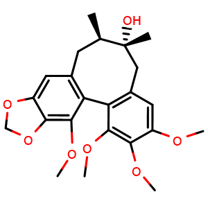 Chemical structure of Schizandrol B , CAS 58546-54-6, AChemBlock U106827