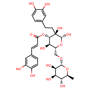 Chemical structure of Forsythoside I , CAS 1177581-50-8, AChemBlock U106838