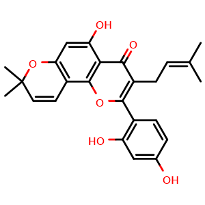 Chemical structure of Morusin , CAS 62596-29-6, AChemBlock U106855