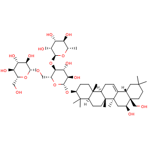 Chemical structure of Saikosaponin F , CAS 62687-63-2, AChemBlock U106856