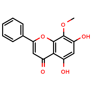 Chemical structure of Wogonin , CAS 632-85-9, AChemBlock U106866