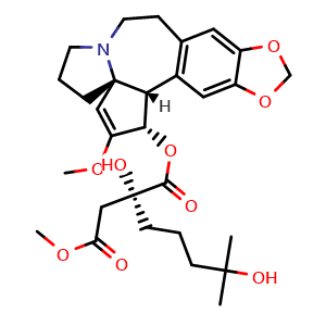 Chemical structure of Homoharringtonine , CAS 26833-87-4, AChemBlock U106877