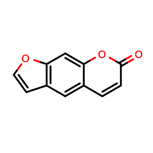 Chemical structure of Psoralen , CAS 66-97-7, AChemBlock U106878