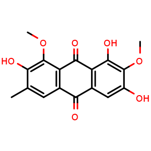Chemical structure of Aurantio-obtusin , CAS 67979-25-3, AChemBlock U106885