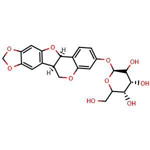 Chemical structure of Trifolirhizin , CAS 6807-83-6, AChemBlock U106886