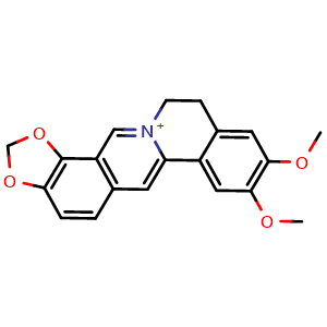 Chemical structure of Epiberberine , CAS 6873-09-2, AChemBlock U106893