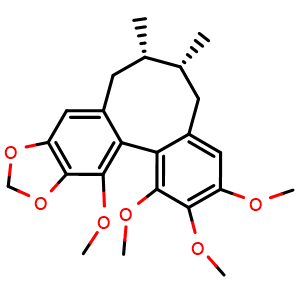 Chemical structure of Gomisin N , CAS 69176-52-9, AChemBlock U106898