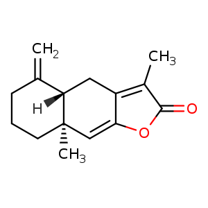 Chemical structure of Atractylenolide I , CAS 73069-13-3, AChemBlock U106914