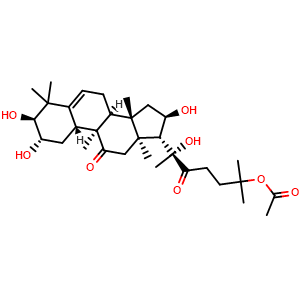 Chemical structure of Curcurbitacin IIa , CAS 58546-34-2, AChemBlock U106916