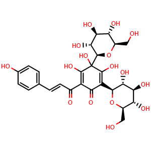 Chemical structure of Safflomin A , CAS 78281-02-4, AChemBlock U106941