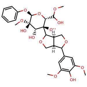 Chemical structure of Acanthoside B , CAS 7374-79-0, AChemBlock U106951