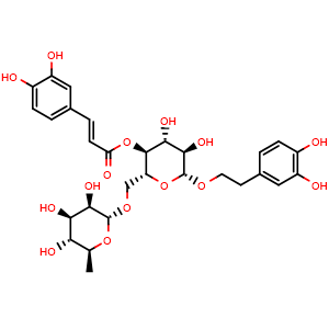 Chemical structure of Forsythoside A , CAS 79916-77-1, AChemBlock U106952