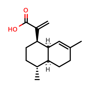 Chemical structure of Artemisic acid , CAS 80286-58-4, AChemBlock U106954