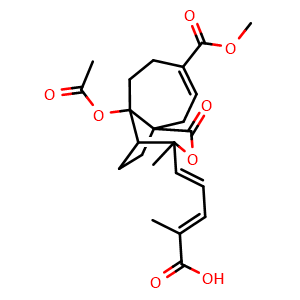 Chemical structure of Pseudolaric Acid B , CAS 82508-31-4, AChemBlock U106966