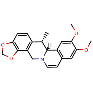 Chemical structure of dehydrocavidine , CAS 83218-34-2, AChemBlock U106968