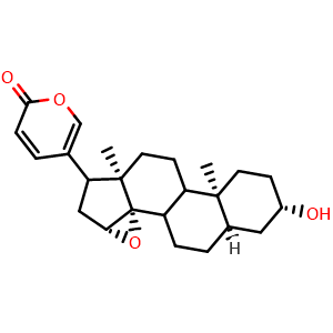 Chemical structure of Resibufogenin , CAS 465-39-4, AChemBlock U106973